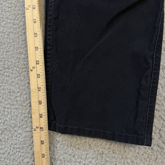 Waterproof WP Vintage Mens Black Heavy Duty Work Pants Fit - Picture 11 of 15